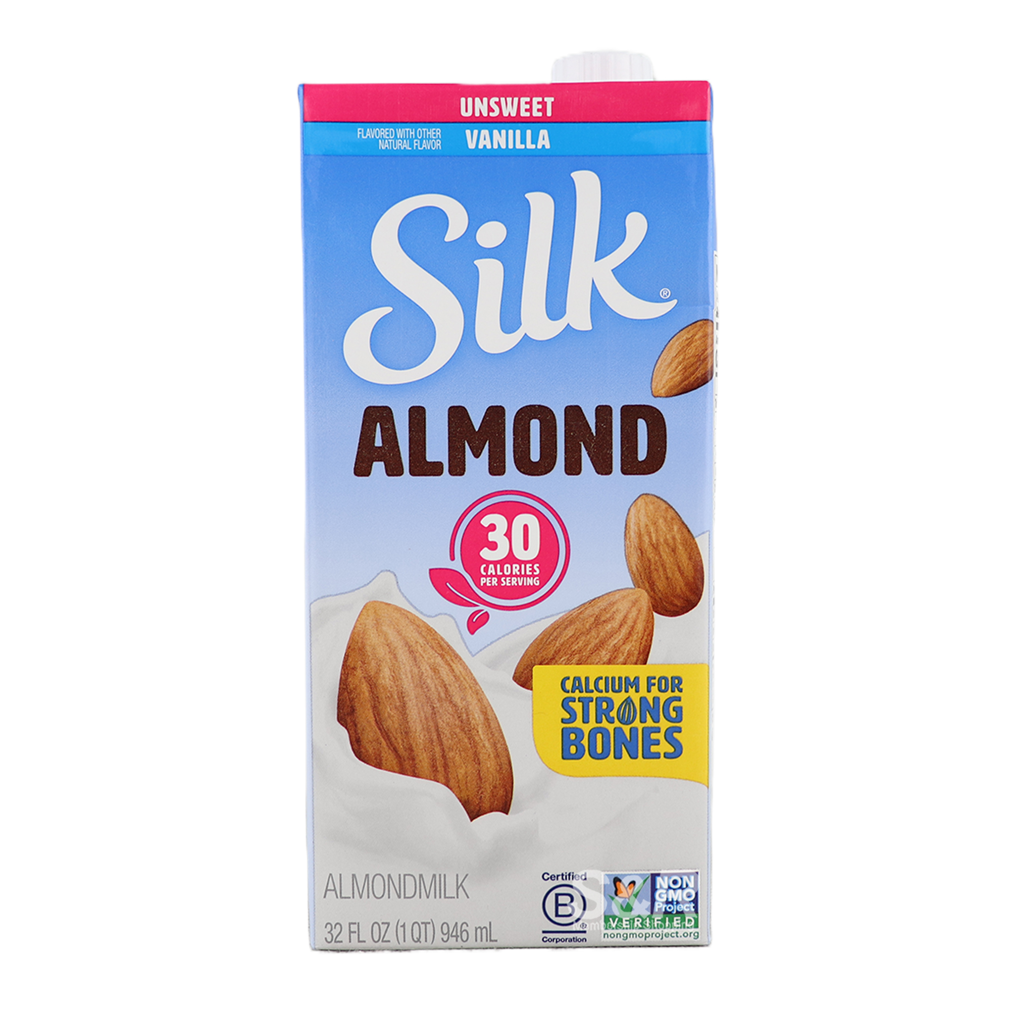 Silk Unsweetened Vanilla Almond Milk 946mL